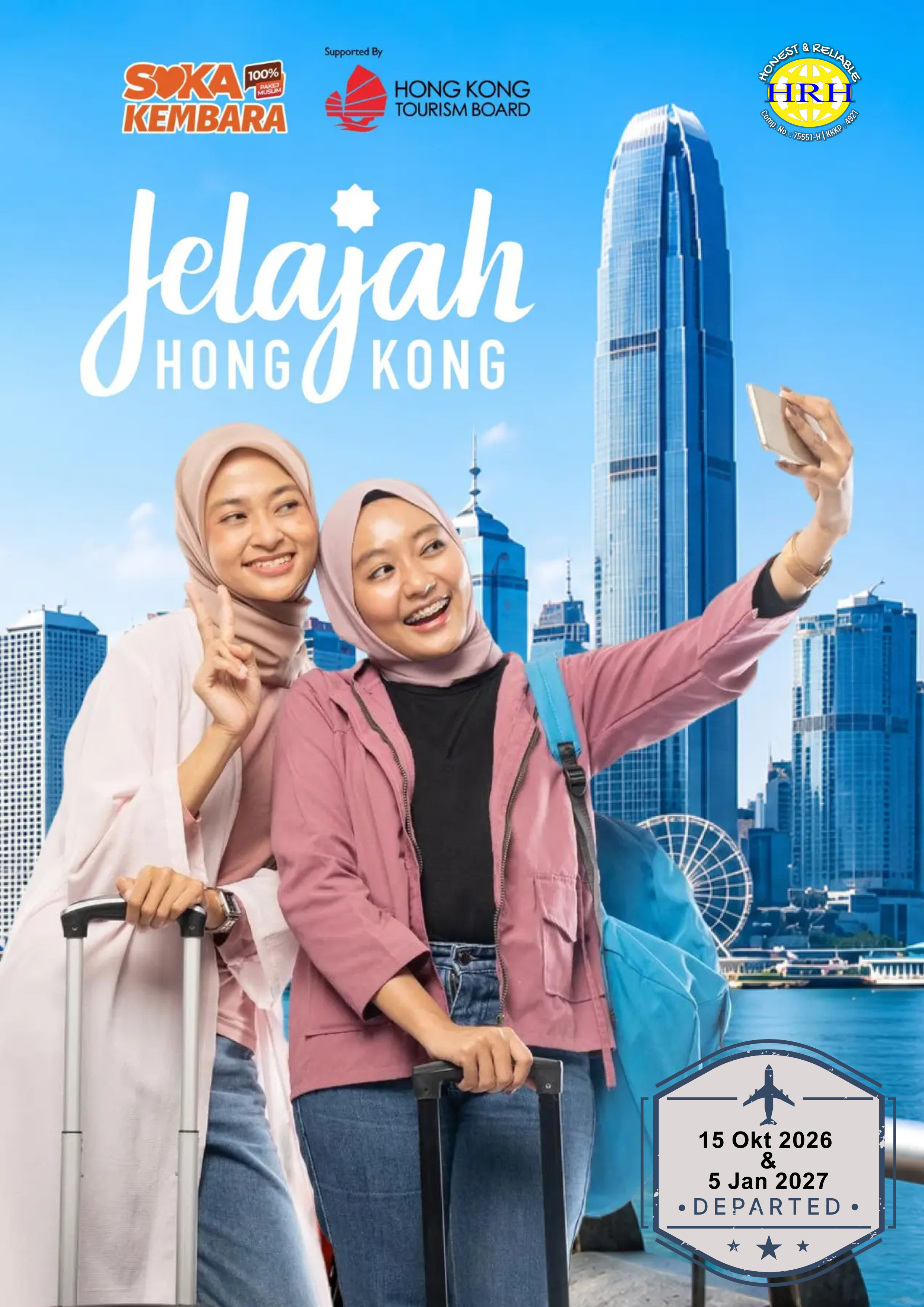 5H 4M HONG KONG + 3 CITIES + OCEAN KINGDOM THEME PARK