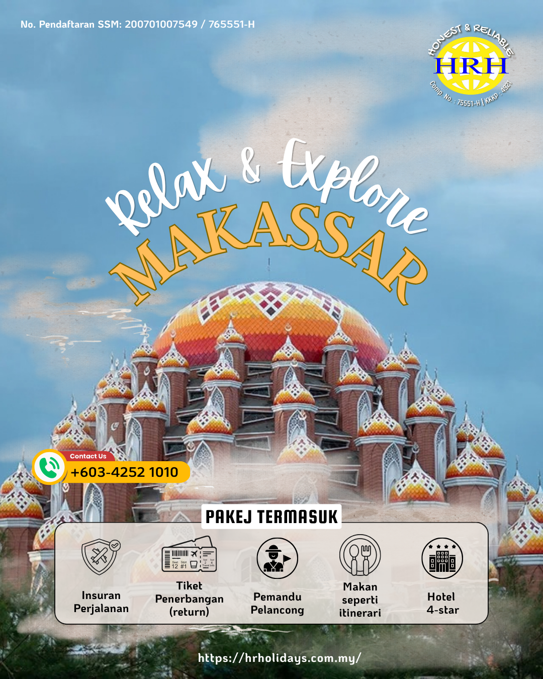 5HARI 4MALAM | MUSLIM PAKEJ ISTIMEWA MAKASSAR